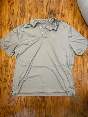 ZELOS Men's Light Gray Polo Shirt